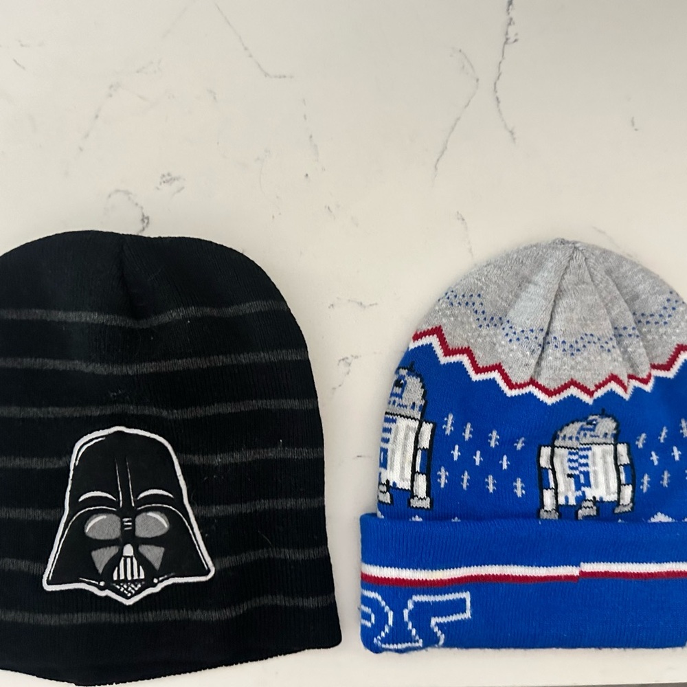 Star Wars Black and Gray Beanie Set